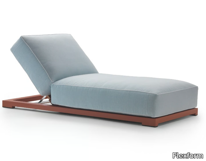 MILOS - Recliner sun lounger _ Flexform