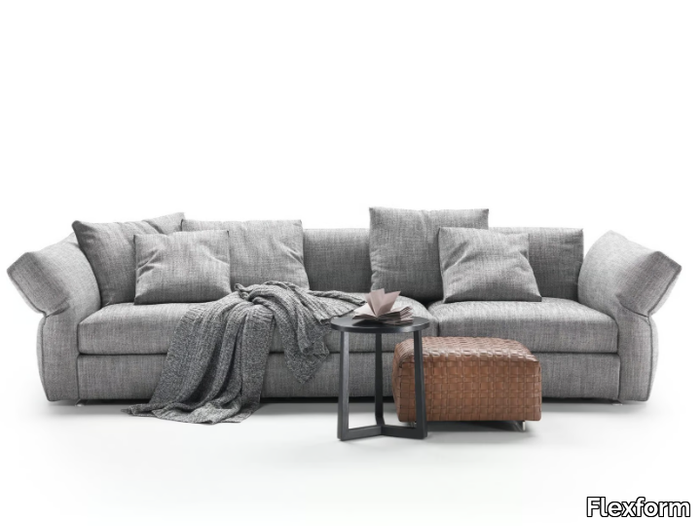 NEWBRIDGE - 3 seater sectional fabric sofa _ Flexform