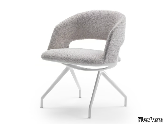 ALMA - Upholstered fabric chair _ Flexform