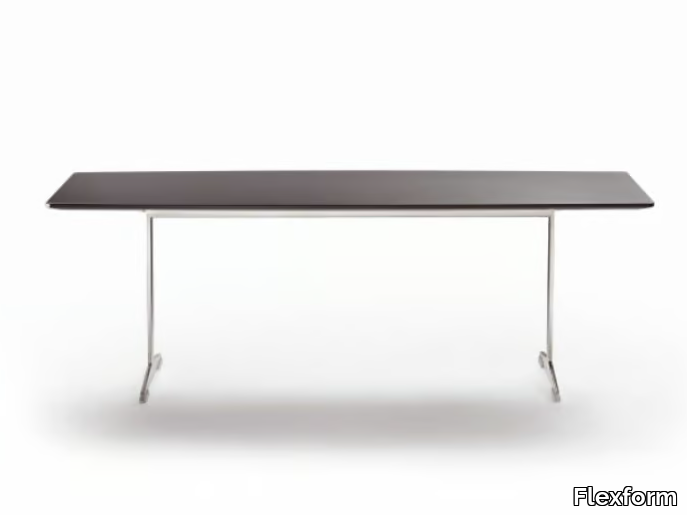 CESTONE - Rectangular solid wood coffee table _ Flexform