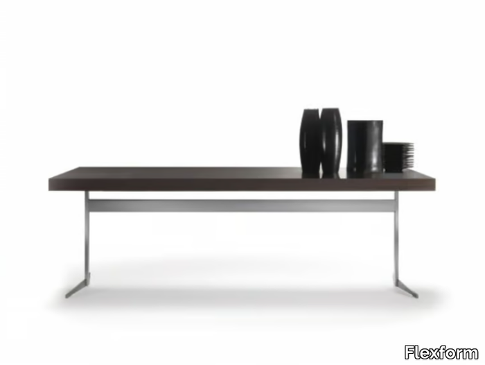 FLY - Rectangular wooden table _ Flexform