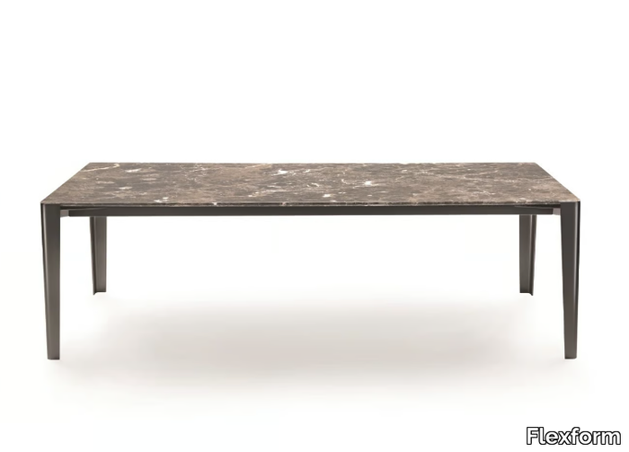 ISEO - Rectangular marble table _ Flexform