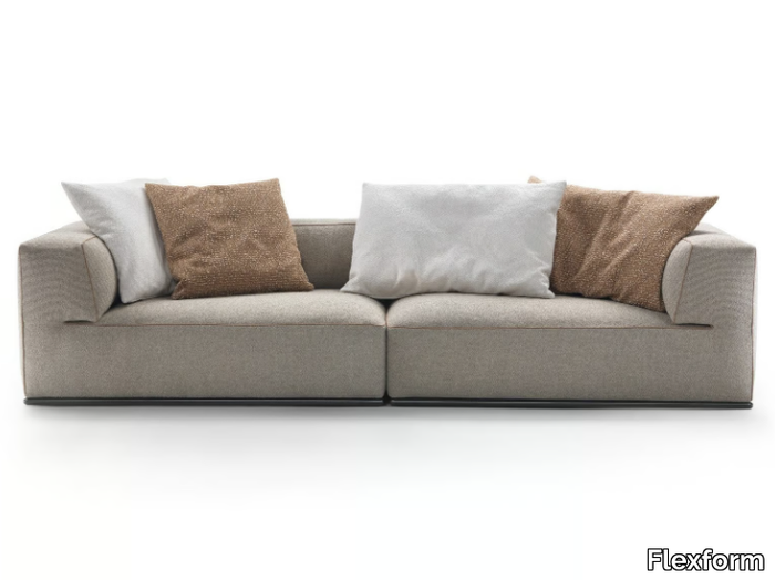 PERRY - Contemporary style fabric sofa _ Flexform