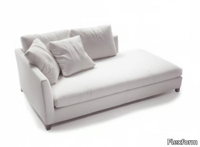 VICTOR - VICTOR LARGE - Fabric day bed with removable cover _ Flexform