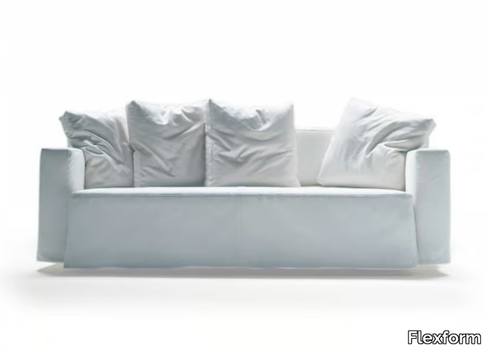 WINNY - Fabric sofa bed with removable cover _ Flexform