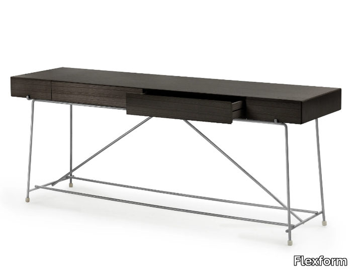 ANY DAY - Rectangular console table with drawers _ Flexform