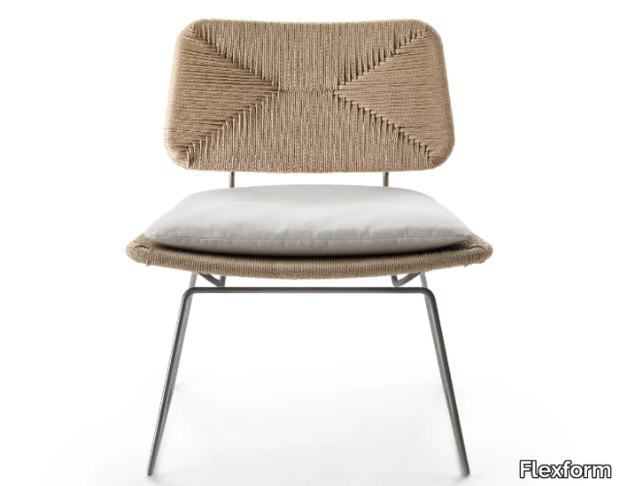 ECHOES - Sled base easy chair _ Flexform