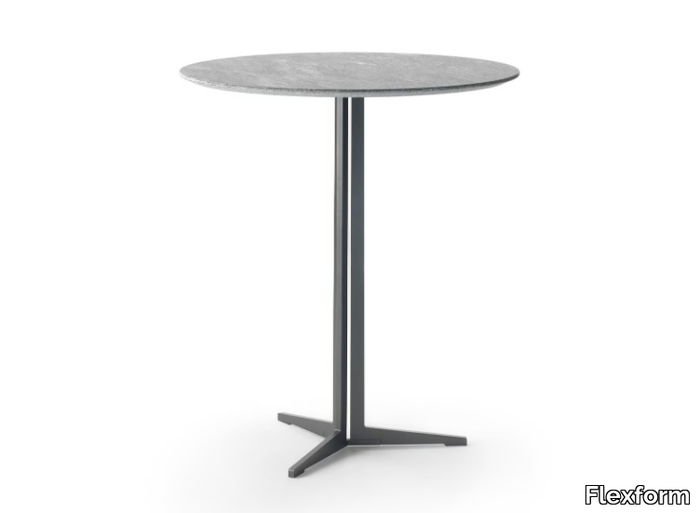 FLY OUTDOOR - High table with 3-star base _ Flexform