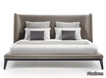 DRAGONFLY - Bed with high headboard _ Flexform