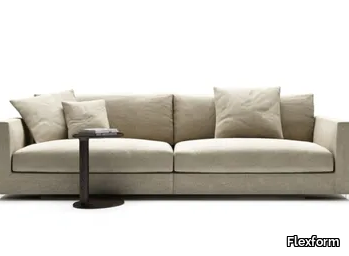 MAGNUM - 3 seater fabric sofa with removable cover _ Flexform