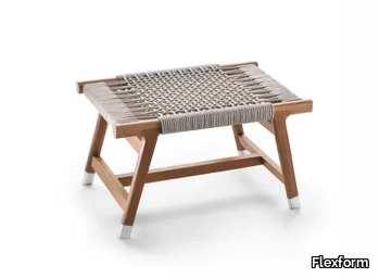 TONGA - Rectangular outdoor footstool _ Flexform