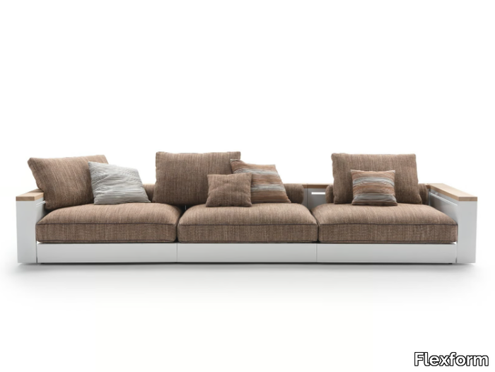 FREEPORT - Sectional fabric garden sofa _ Flexform