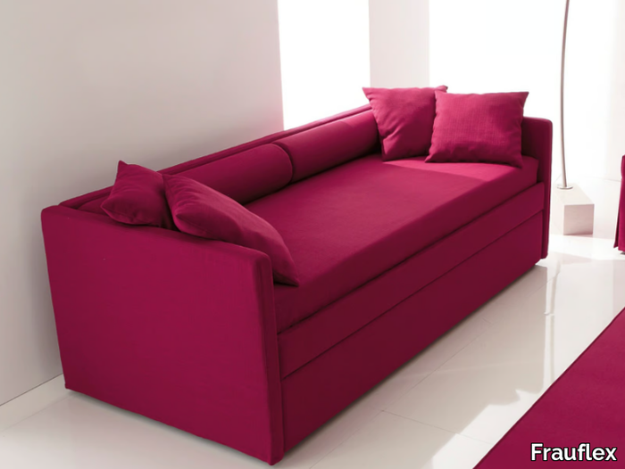 COTTAGE - Sectional fabric sofa bed with removable cover _ Frauflex