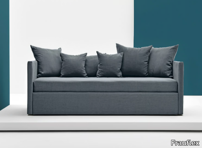 PARTY - Sectional fabric sofa bed with removable cover _ Frauflex