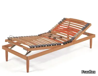 MAXIMA VERSIONE ELETTRICA - Slatted electric adjustable multi-layer wood bed base _ Frauflex