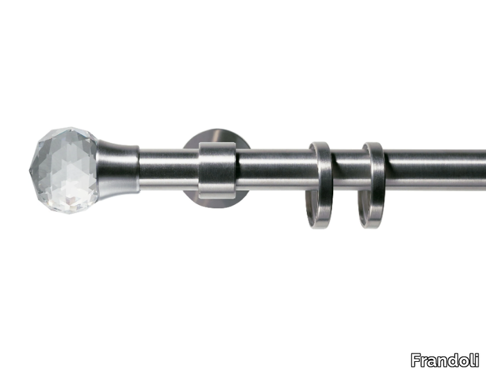 BRILLANTI - Stainless steel curtain rod _ Frandoli