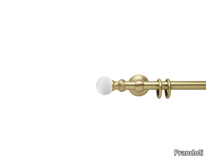 PERLA LUCIDA - Iron and brass curtain rod _ Frandoli