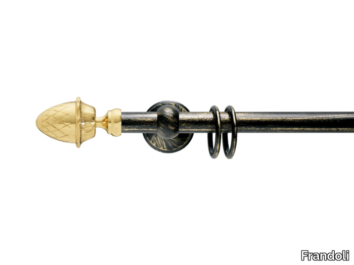 PIGNA - Iron and brass curtain rod _ Frandoli