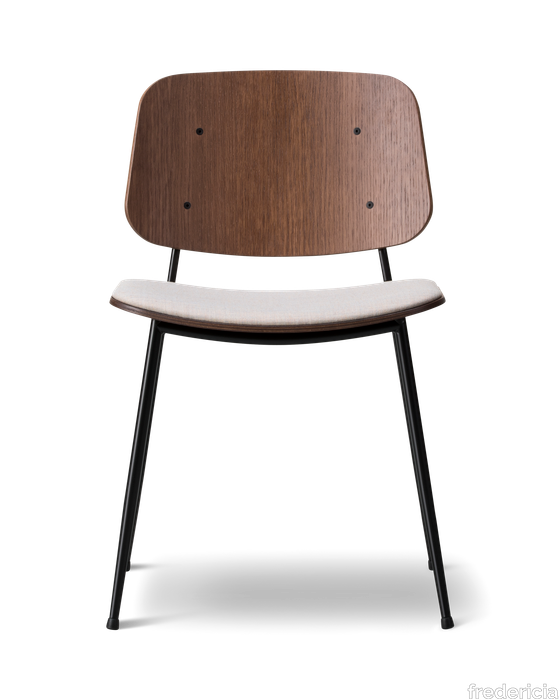 Søborg Metal Base Seat upholstered