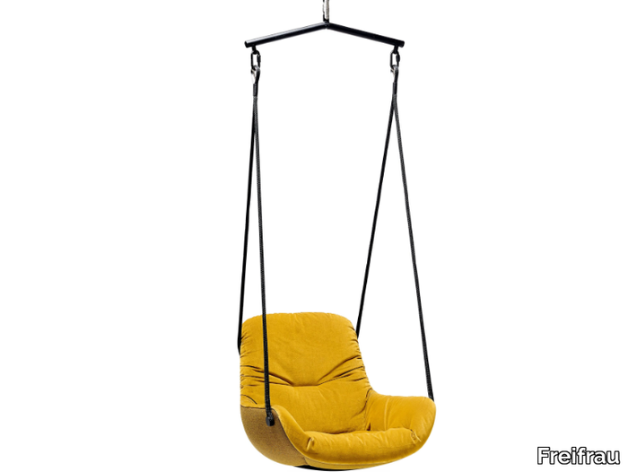 LEYA SWING SEAT - Swing fabric armchair with armrests _ Freifrau