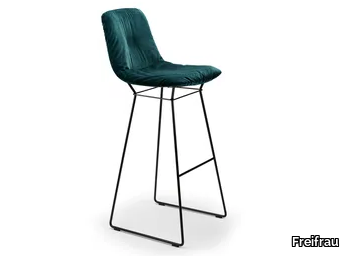 LEYA BARSTOOL HIGH - High fabric stool _ Freifrau