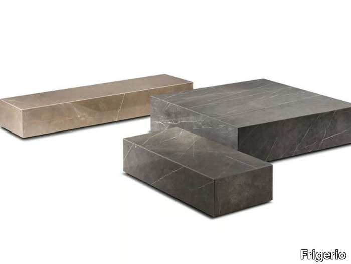 MILLER - Low porcelain stoneware coffee table _ Frigerio