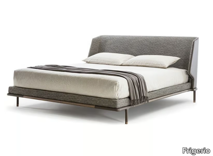 ALFRED - Double bed with upholstered headboard _ Frigerio