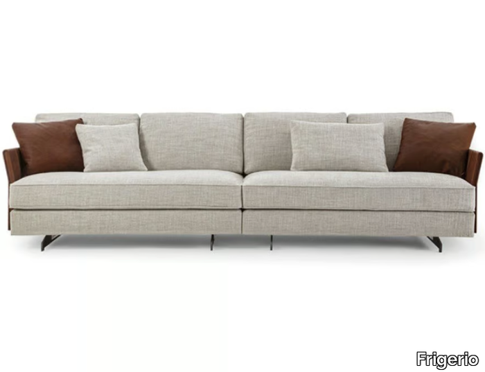 DAVIS SLIM - Sectional fabric sofa with removable cover _ Frigerio