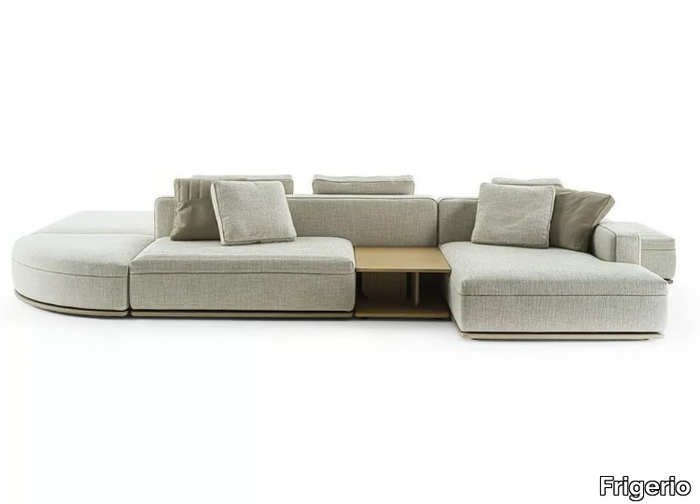 EDDIE DOUBLE - Double-sided fabric sofa _ Frigerio