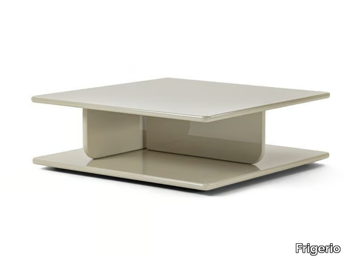 EDDIE - Square lacquered wood coffee table _ Frigerio