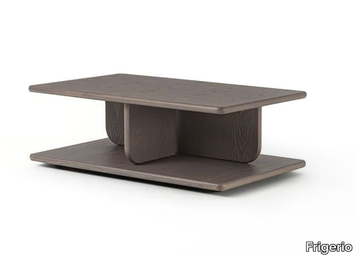 EDDIE - Rectangular wood veneer coffee table _ Frigerio