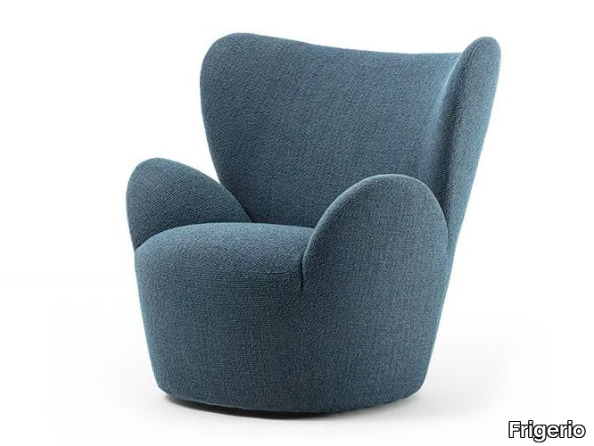 LIBELLE - Fabric armchair with armrests _ Frigerio