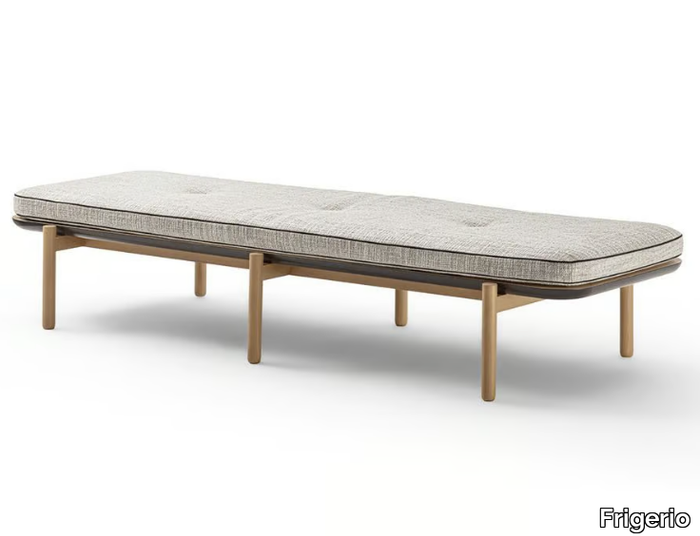 STEPAN - Upholstered fabric bench _ Frigerio