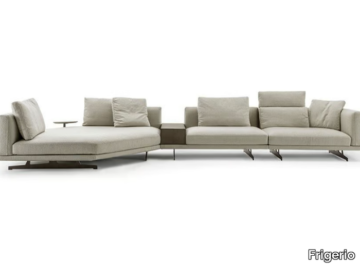 HORIZON - Corner modular fabric sofa _ Frigerio