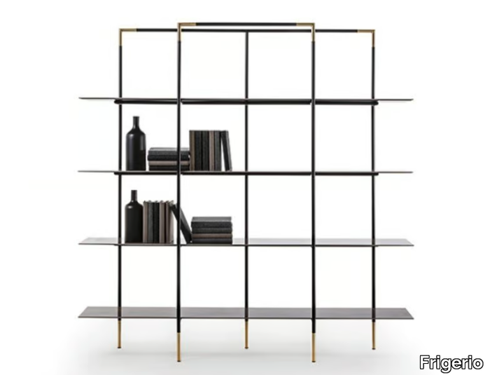 KEVIN - Open freestanding double-sided bookcase _ Frigerio