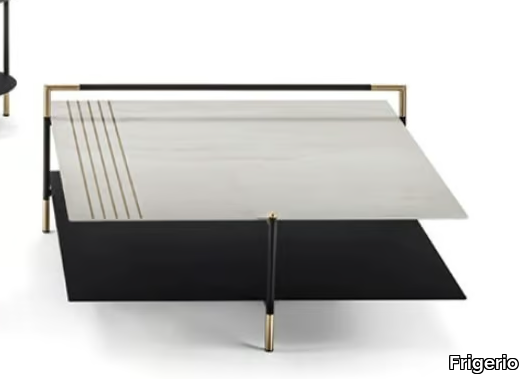 KEVIN - Square porcelain stoneware coffee table _ Frigerio