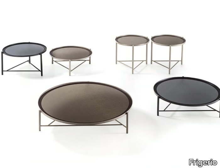 SANTAMONICA - Round metal coffee table _ Frigerio