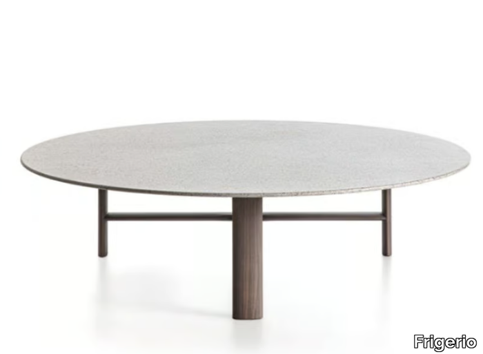 MOCKI - Round Seminato coffee table _ Frigerio