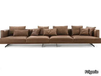 HORIZON - Sectional leather sofa _ Frigerio