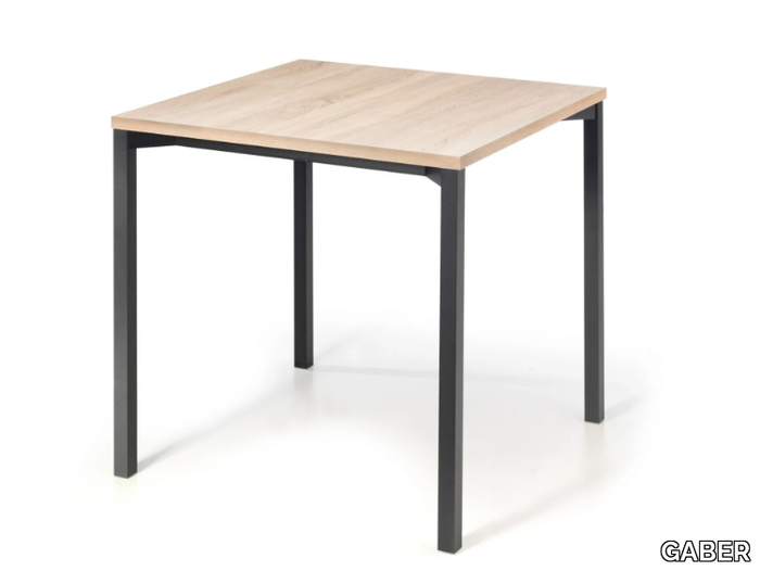 PAREO - Square laminate table _ GABER