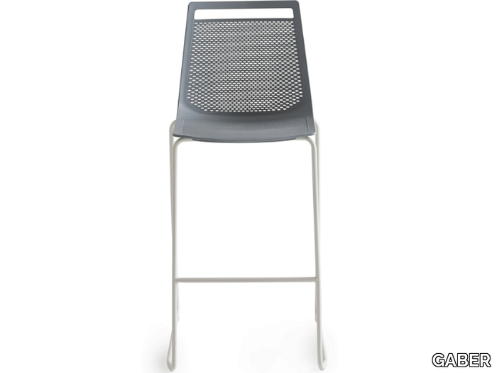 AKAMI ST 75 - Sled base high technopolymer stool _ GABER