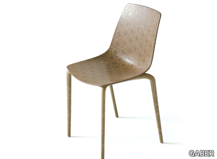 ALHAMBRA ECO - Composite wood chair _ GABER