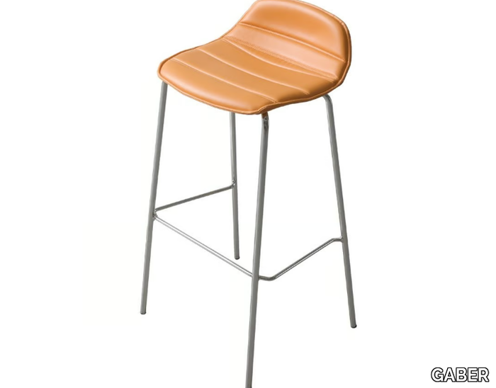 ALHAMBRA I67/77 - High upholstered barstool _ GABER