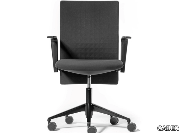 ELODIE - Height-adjustable office chair with 5-Spoke base _ GABER