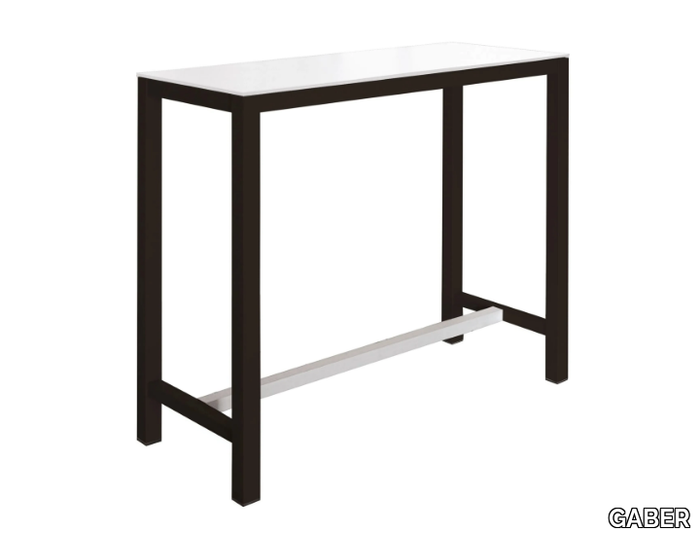 BANKET - Rectangular Compactop® high table _ GABER