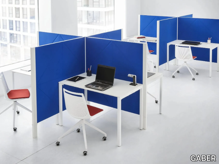 DIAMANTE - Sound absorbing freestanding felt office screen _ GABER