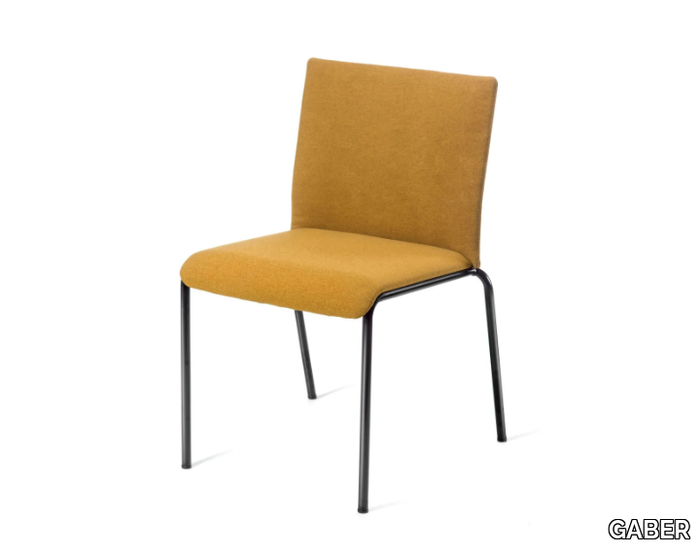 TECKEL - Upholstered fabric chair _ GABER