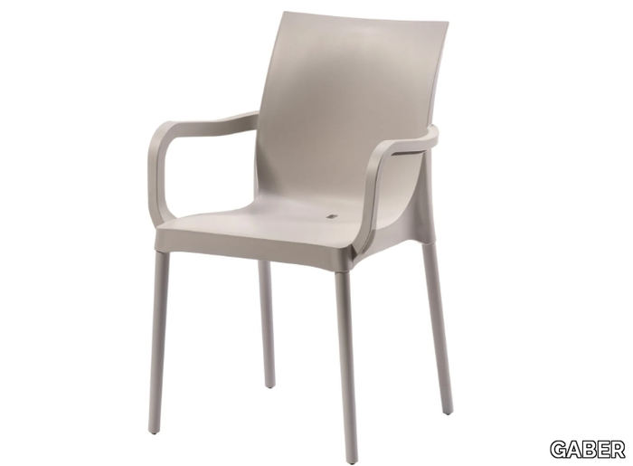 IRIS B - Technopolymer chair with armrests _ GABER