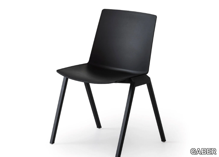 JUBEL IV - Stackable technopolymer chair _ GABER