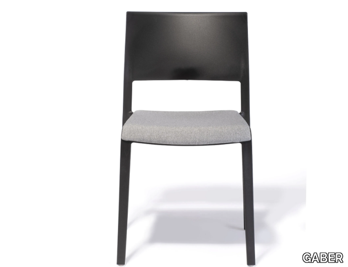 LILIBET - Stackable technopolymer chair with integrated cushion _ GABER